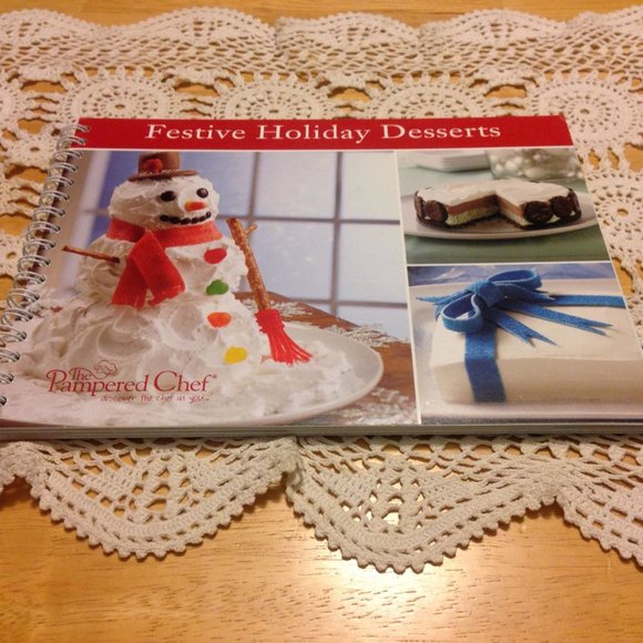 Pampered Chef Festive Holiday Desserts Cookbook - Picture 1 of 7